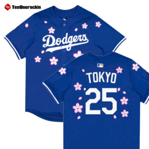 Takashi Murakami + Dodgers World Tour Tokyo Series 2025 Baseball Jersey