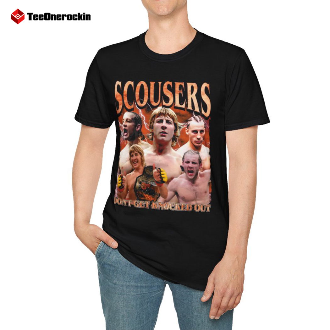 [Front+Back] Paddy Pimblett Scouser Don't Get Knocked Out 2025 Shirt