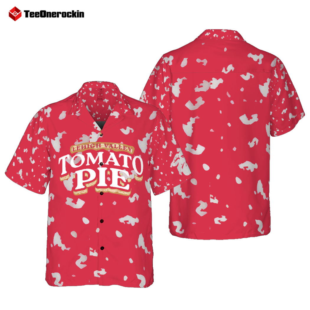 Lehigh Valley IronPigs Tomato Pie Logo Hawaiian Shirt Lehigh Valley IronPigs Tomato Pie Logo Hawaiian Shirt