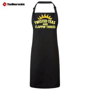 Twisted Teas And Clappin' Threes Apron