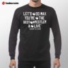 Platinum Max Caster Let's Go Max You're The Best Wrestler Alive 2025 Long Sleeve Shirt