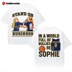 [Front + Back] Indiana Sophie Standing On Business In The World Full Of Shirt