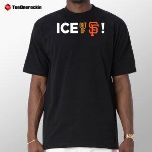 Ice Out Of Giant Baseball Shirt
