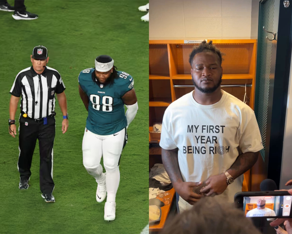 Jalen Carter Takes Accountability After Ejection In Eagles Locker Room Jalen Carter Takes Accountability After Ejection In Eagles Locker Room