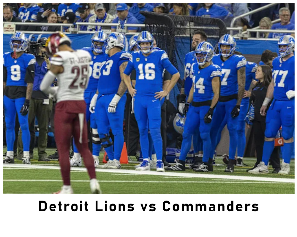 Lions Rule Out Six Players for Week 10 vs. Commanders