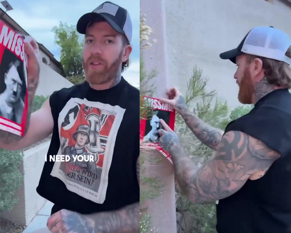 Neo Nazi Provocation Hitler Missing Posters in the United States Neo Nazi Provocation Hitler Missing Posters in the United States