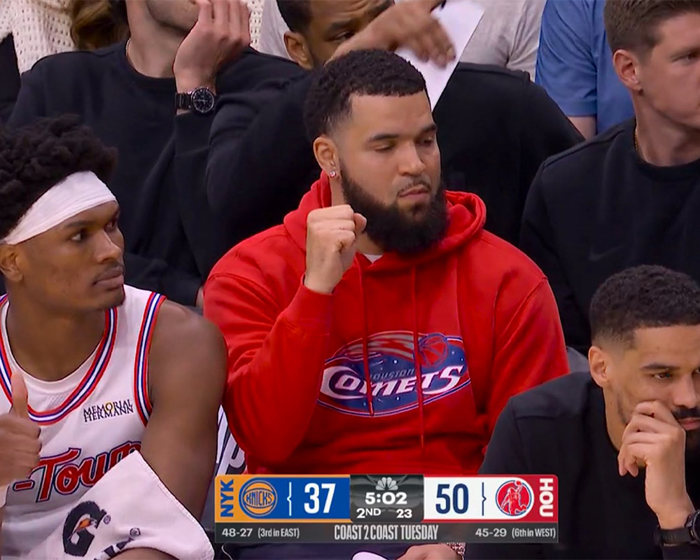 Rockets Cruise Past Knicks Vs Fred Vanvleet In The Comets Hoodie Rockets Cruise Past Knicks Vs Fred Vanvleet In The Comets Hoodie