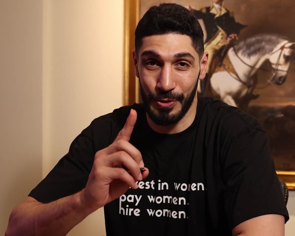 Enes Kanter Freedom Wearing Invest In Women Shirt