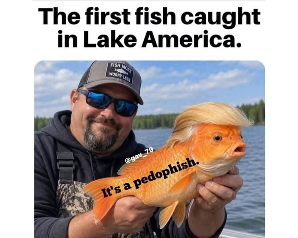 The First Fish Caught Is the Legendary Pedophish In Lake America